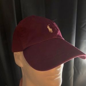 Maroon Polo hat